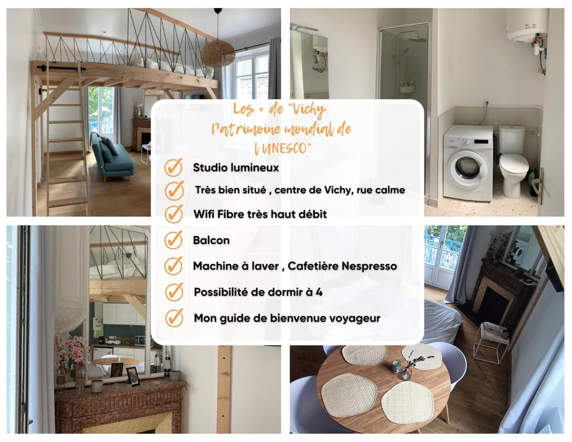 Studio Vichy Patrimoine Mondial Villa Marie Celine ภายนอก รูปภาพ